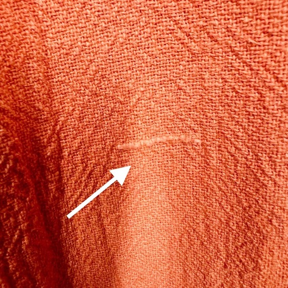 Urban Outfitters Cotton UO Bennie Paperbag Wide-Leg Pant in Orange Large - Picture 10 of 15